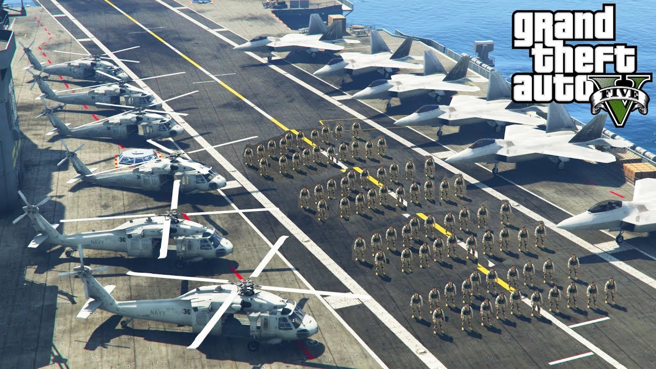 GTA 5 Army Patrol Episode 31 CARGO SHIP MISSION! (Helicopters, Boats, Rappelling Mod) YouTube
