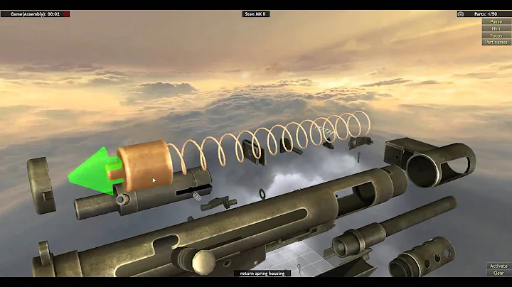 World of Guns Gameplay : Sten MKII (Disassembly and Assembly)