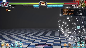 FIGHTING EX LAYER BETA (DEMO) Skullomania Combo 2