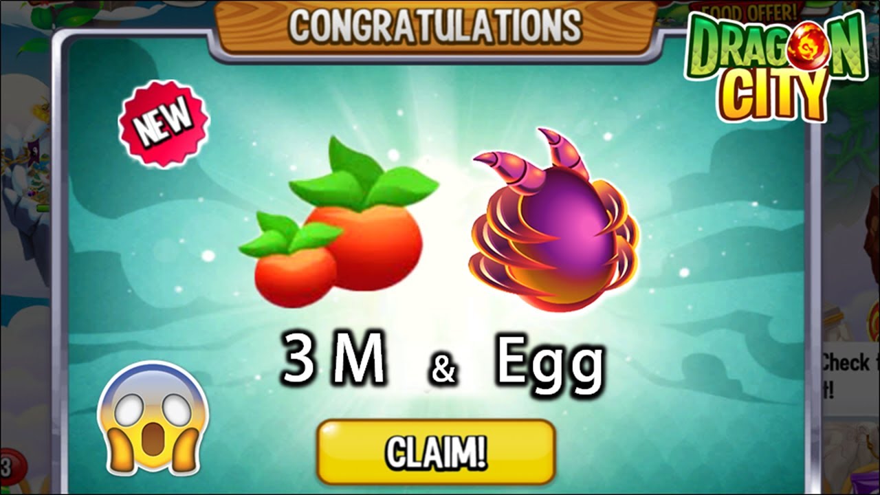 Dragon City - Claims 3 Million Foods + Dark Jaws Dragon | ARENA REWARDS 😱