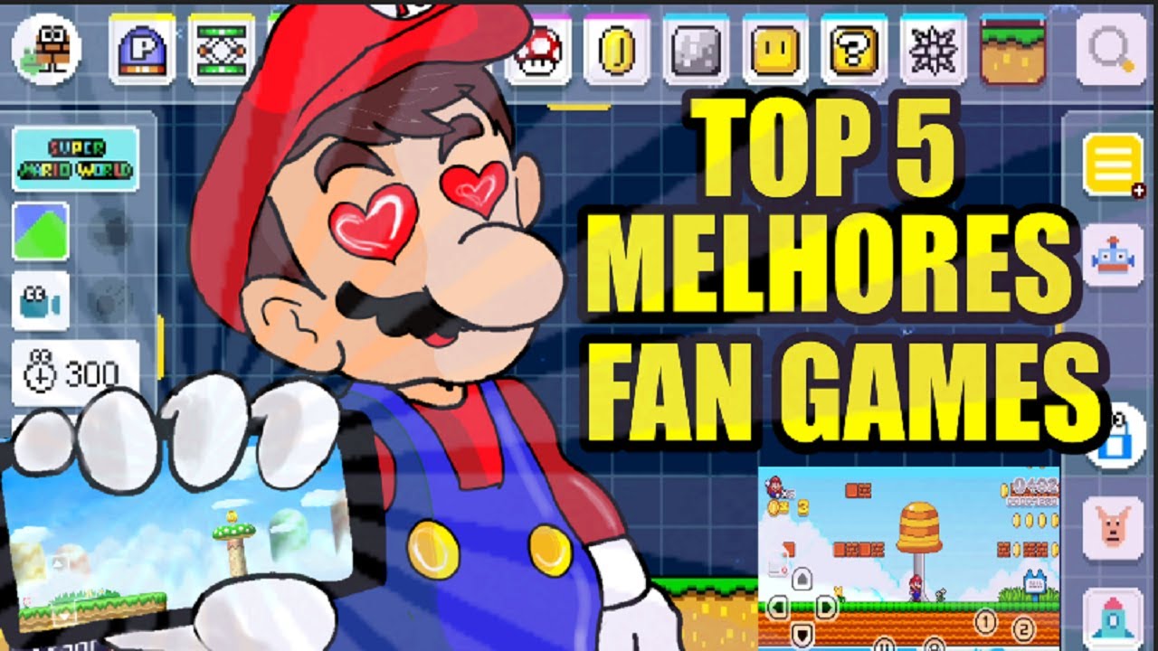 TOP 5 MELHORES FANGAMES DO MARIO PARA CELULAR ANDROID 2022 