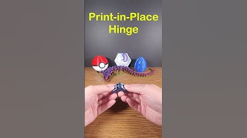 3D Printed Hinges - Print in Pace #3dprinting #shorts