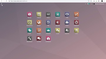 Odoo V12 - The Calendar View