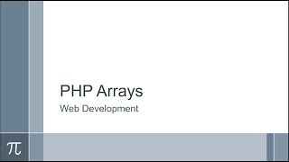 PHP Arrays