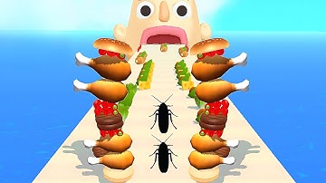 Sandwich Runner - SpeedRun All Levels Gameplay Walkthrough Android,ios New Update E10