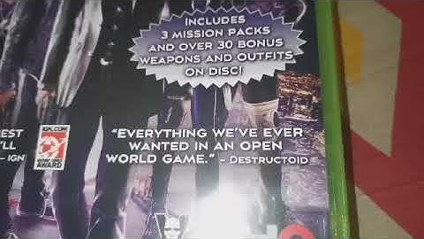 Unboxing Xbox 360 Saints Row The Third Full Package