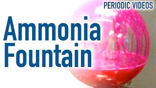 Ammonia Fountain and Balloon - Periodic Table of Videos