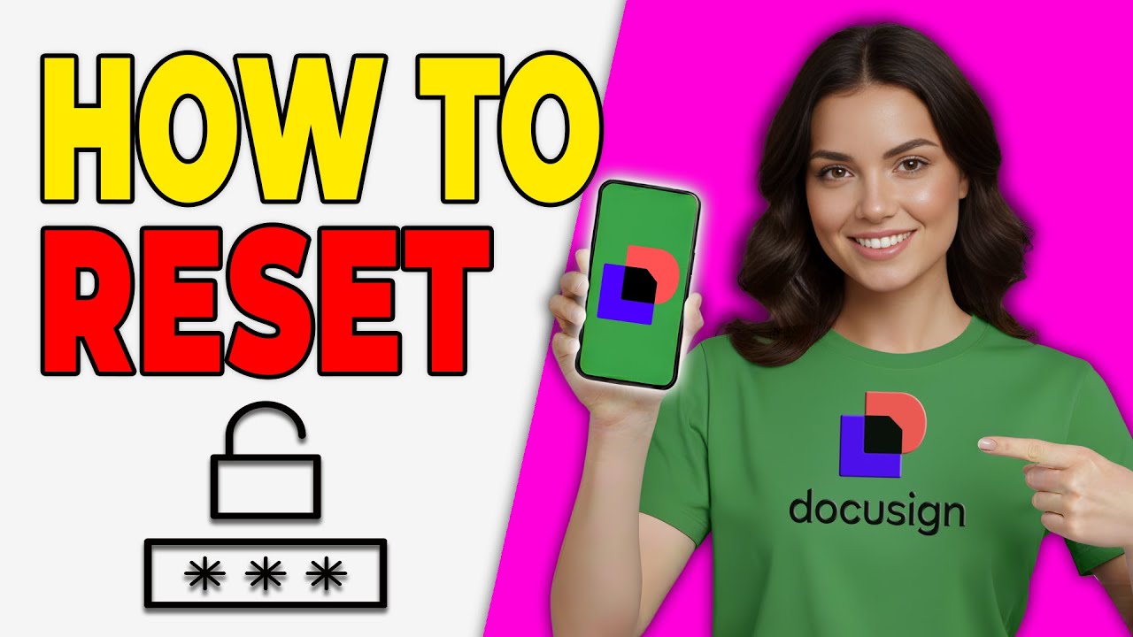 How To Reset DocuSign Password [Quick Setup 2026] - YouTube