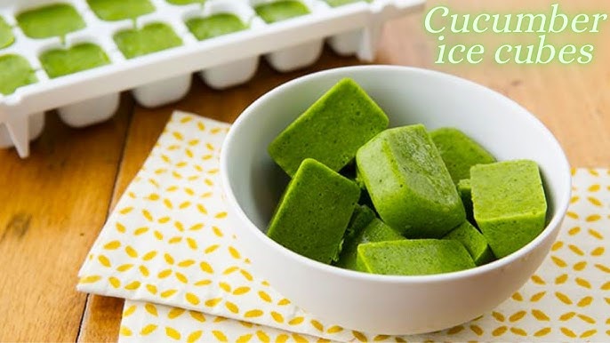 Cucumber Ice Cubes For Face🤩| Get clear skin| Remove pimples| Cucumber  icecubs to reduce open pores