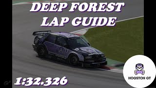 GRAN TURSIMO 7 DAILY RACE LAP GUIDE @ DEEP FOREST IN GT4 CLASS