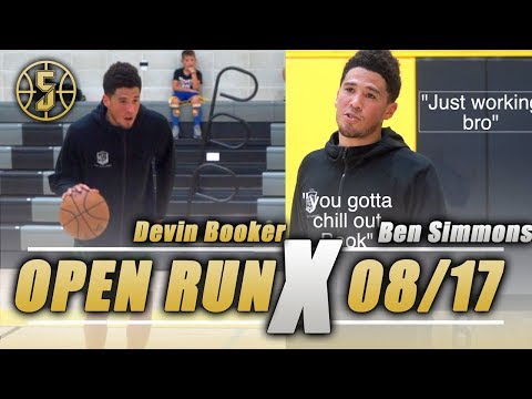 Devin Booker, Ben Simmons ,Trey lyles Destroy Open gym *crazy*