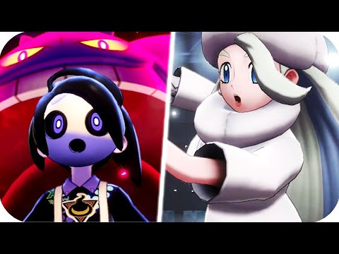 Pokemon Sword Shield Gym Leader Allister Melony Battle Shield Exclusive Youtube