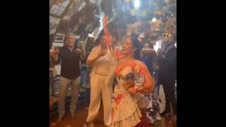 رقص شام الذهبي وزوجها رقص اسباني في احدث ظهور في فديوابنة اصالة نصري ترقص مع زوجها