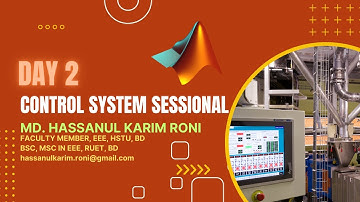 Day 2 Control System Sessional with Matlab Bangla