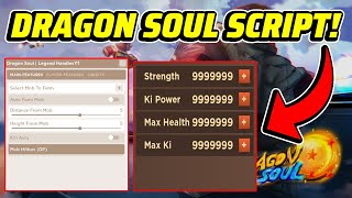 Dragon Soul Script Gui / Hack (Infinite Stats, Autofarm, Hitbox, And More) *Pastebin*