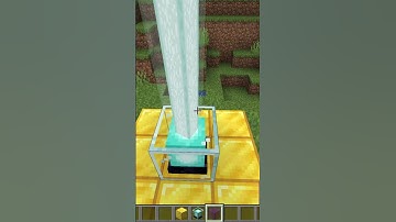 HOW TO CHANGE THE BEAM COLOR OF BEACONS IN MINECRAFT #minecraft #shorts #gaming