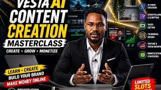 🚀 VESTA AI CONTENT CREATION MASTERCLASS | Learn AI Video, Editing & Monetization