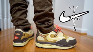 IS TRAVIS SCOTT STILL HYPED ?? NIKE AIR MAX 1 CACT.US JACK BAROQUE BROWN REVIEW & ON FEET