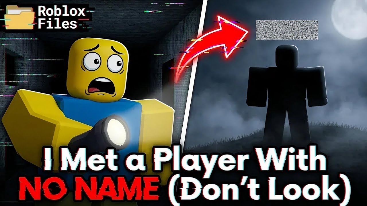 The Legend of The NAMELESS Player | Roblox Story 