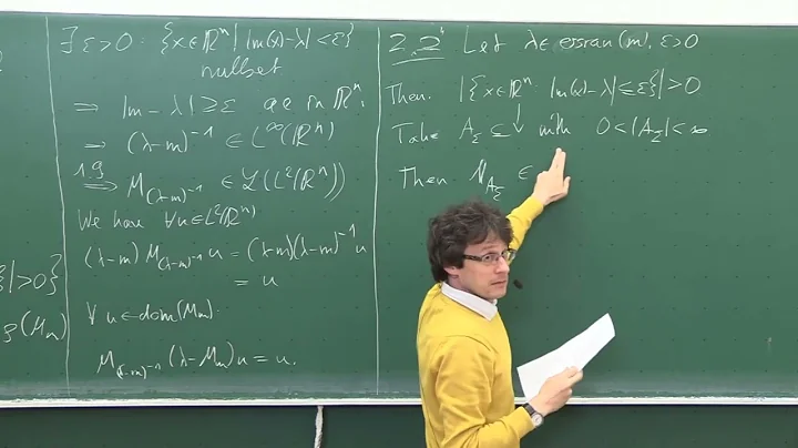 Lecture 1.2: Basics on operator theory - part 2