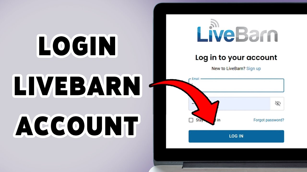 Livebarn Button How To Login LiveBarn Account 2025 | LiveBarn Account Sign In/Access ...