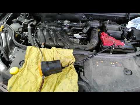 Рено Аркана. Замена масла двигателя через щуп.