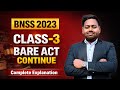 BNSS 2023 In Hindi | BNSS Bare Act Explanation in Hindi | BNSS Complete Course