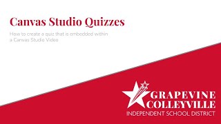 Canvas Studio Quiz