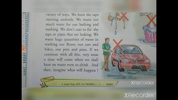 Class - 5th English  Chapter :- Water- The Elixir of Life (Part - 1)