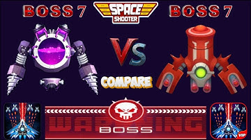 🚀 Space Shooter: Galaxy Attack 🌌 Boss 7 Compare & Review 🔥 By Apache Gamers 🎮