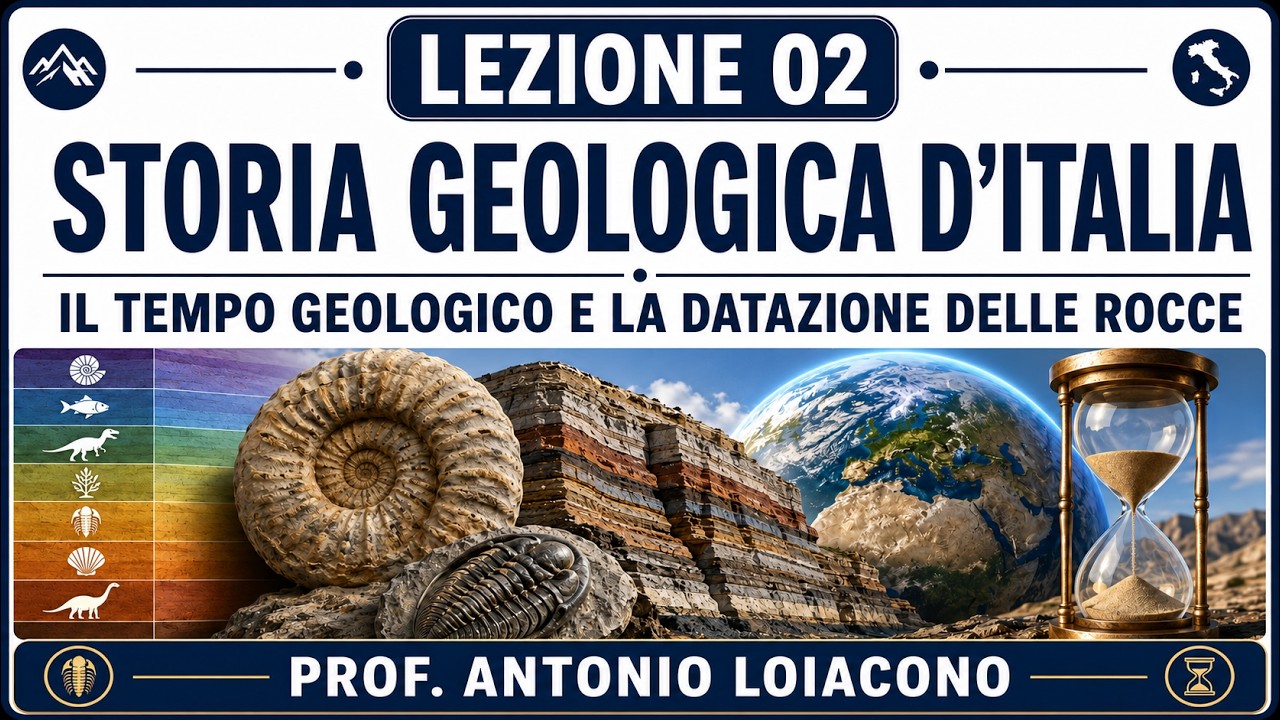 STORIA GEOLOGICA D'ITALIA - Lezione 02 - IL TEMPO GEOLOGICO E LA DATAZIONE DELLE ROCCE