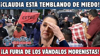 ¡SHEINBAUM TIENE MUCHO MIEDO! ¡VÁNDALOS MORENISTAS la TIENEN ACORRALADA! ¡La 4T ESTÁ AGONIZANDO! 📱