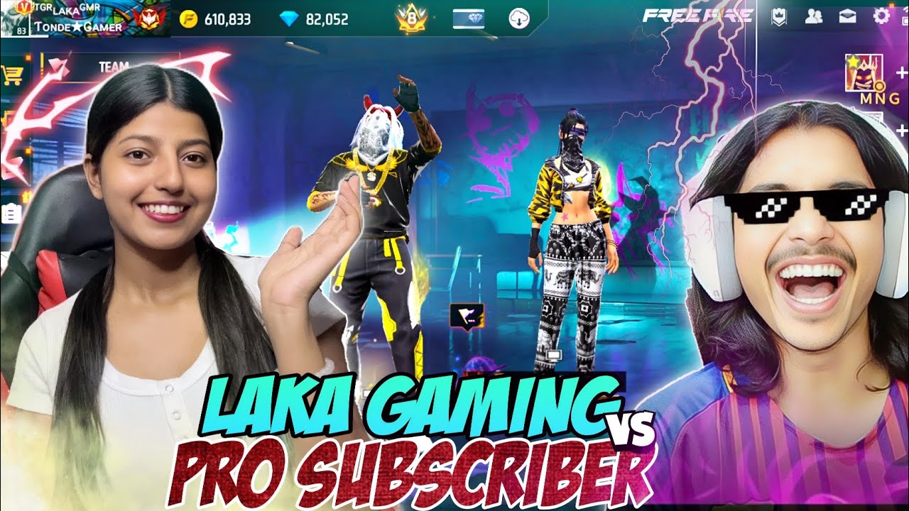 Laka Gaming vs Pro Subscriber Challenge|| I CHALLENGED @Laka Gaming