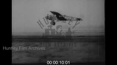 Stunt Flying in Bizarre Plane, 1930s - Archive Film 1065404