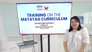 VALUES EDUCATION 7 Demo Teaching on Matatag Curriculum