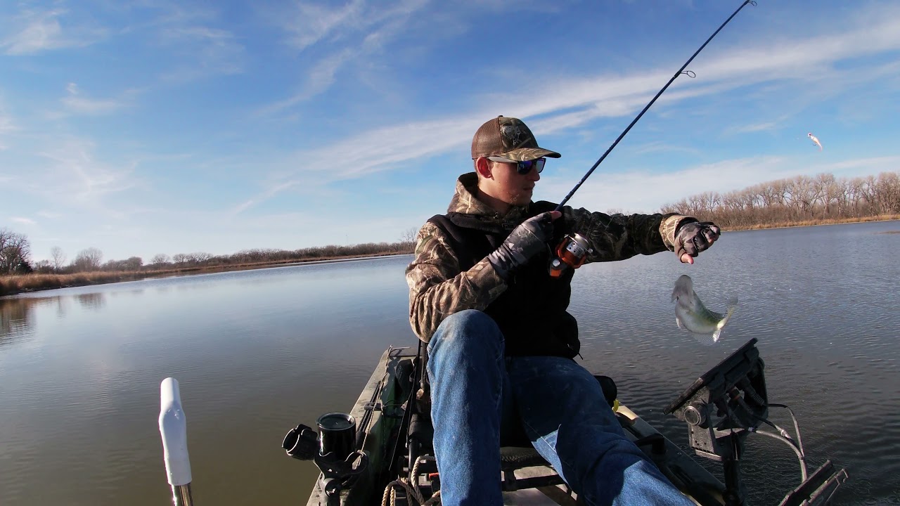 Livescope crappie fishing (on Kayak) YouTube