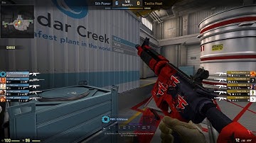 Perfect CT side on de_nuke. Top of HUT A hold.