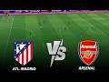 Atl. Madrid vs Arsenal | UEFA League 2025/26 | Full Match Goal | Realistic eFootball Pes 26 Gameplay