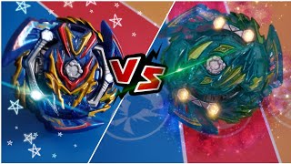 Beyblade Burst GT Battle: Slash Dragon.00.Ω 滅 vs Slash Valkyrie.Bl.Pw 烈 | ベイブレード