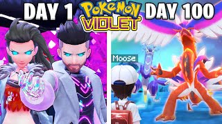 I Survived 100 Days in POKEMON Scarlet &amp; Violet - MOOSE Part 5