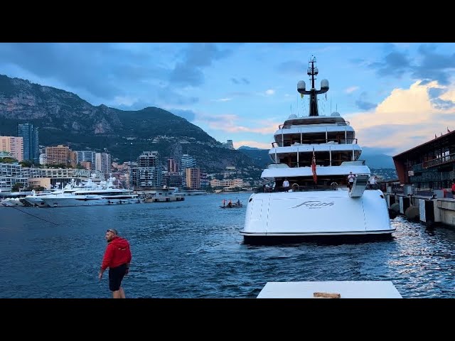 Feadship superyachts Faith and Symphony in Monaco
