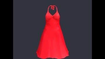 3D Model of dress - file meshes0.dae