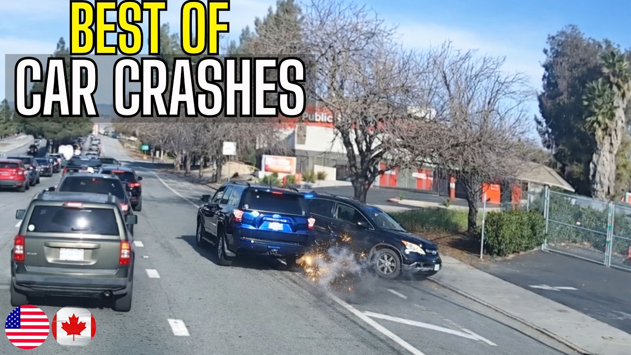 Best of Car Crashes Compilation | USA & Canada - 54