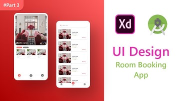 Room Booking Apps UI Template | Search Fragment with Vertical Scrolling in RecyclerView (Part 3)
