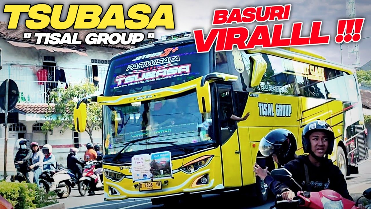 VIRAL ?! BASURI DOUBLE CORTAS - DAV BUS TISAL GROUP 'TSUBASA