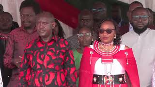 See How Pres.ruto & Son George Ruto Arrived In Kilgoris For Easter Sunday Church Service