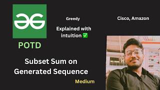 Subset Sum on Generated Sequence | GFG POTD
