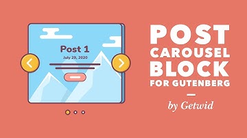 Posts Carousel Gutenberg Block by Getwid