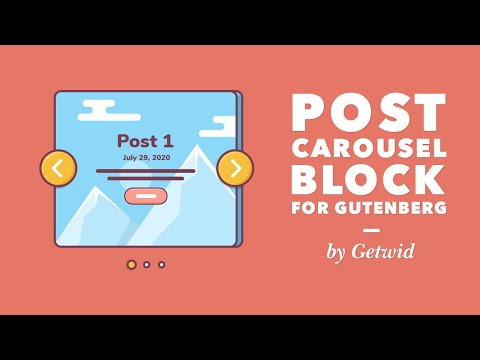 Posts Carousel Gutenberg Block by Getwid