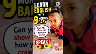Learn English with My 9 Months Baby 👶#  simple english # cute baby